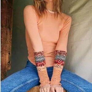 Free people In The Mix Thermal Top